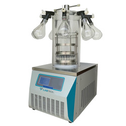 Laboratory Bench-top Freeze Dryer : Manifold Top Press Freeze Dryer LBFD-E10